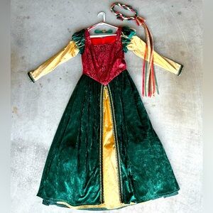 madrigal medieval renaissance dress women's size 4